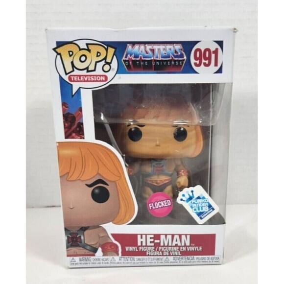 Funko Pop! Masters of the Universe He-Man #991 Flocked - Picture 1 of 3